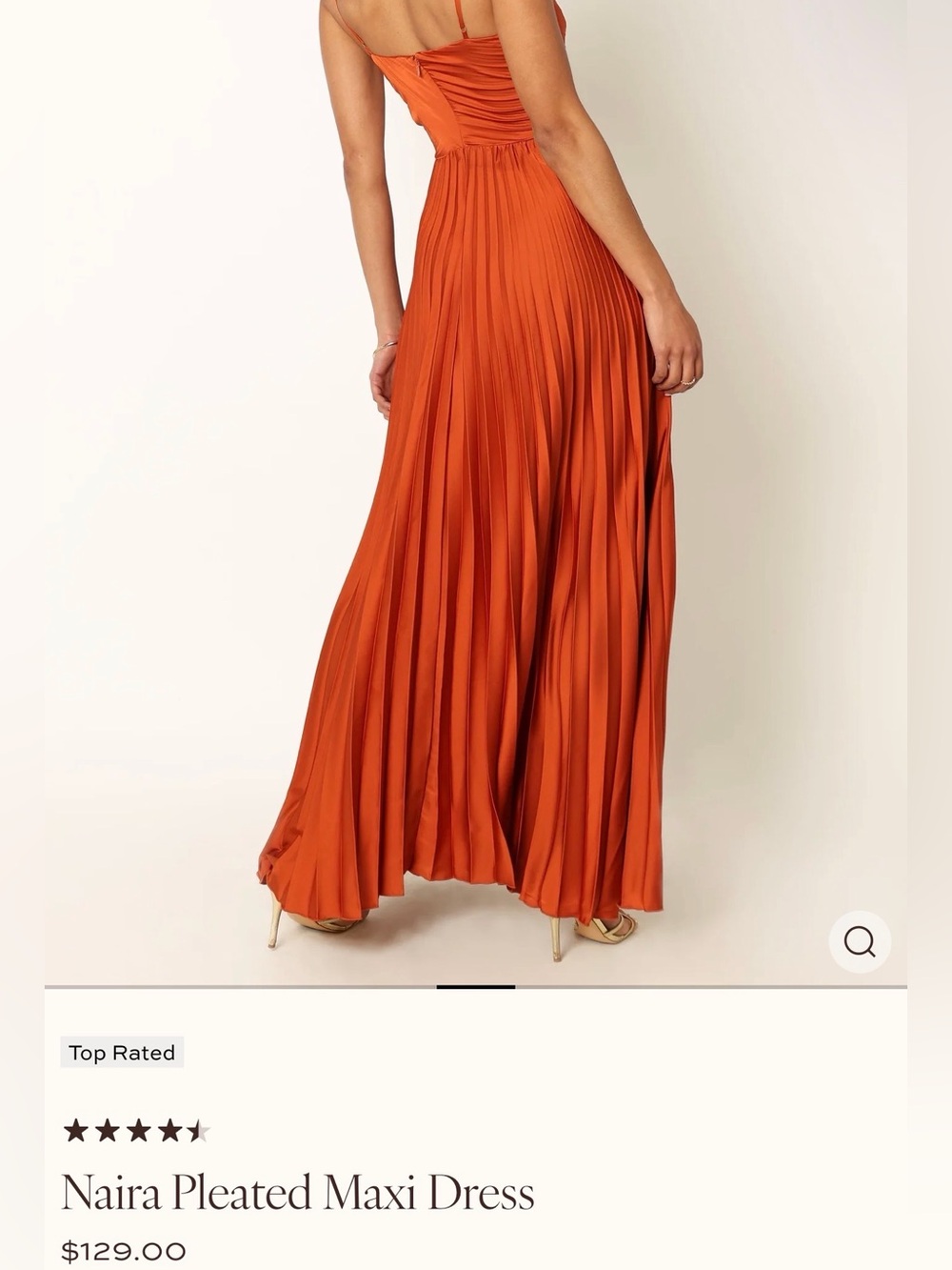 Petal-pup Women's Orange and Red Dress - Picture 4 of 9